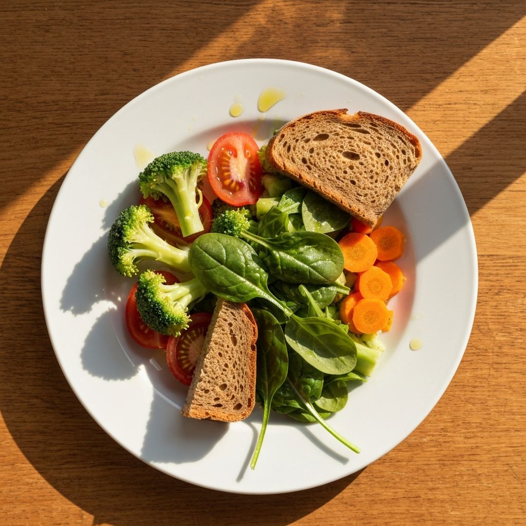 Dnevni tanjur sa svježim namirnicama