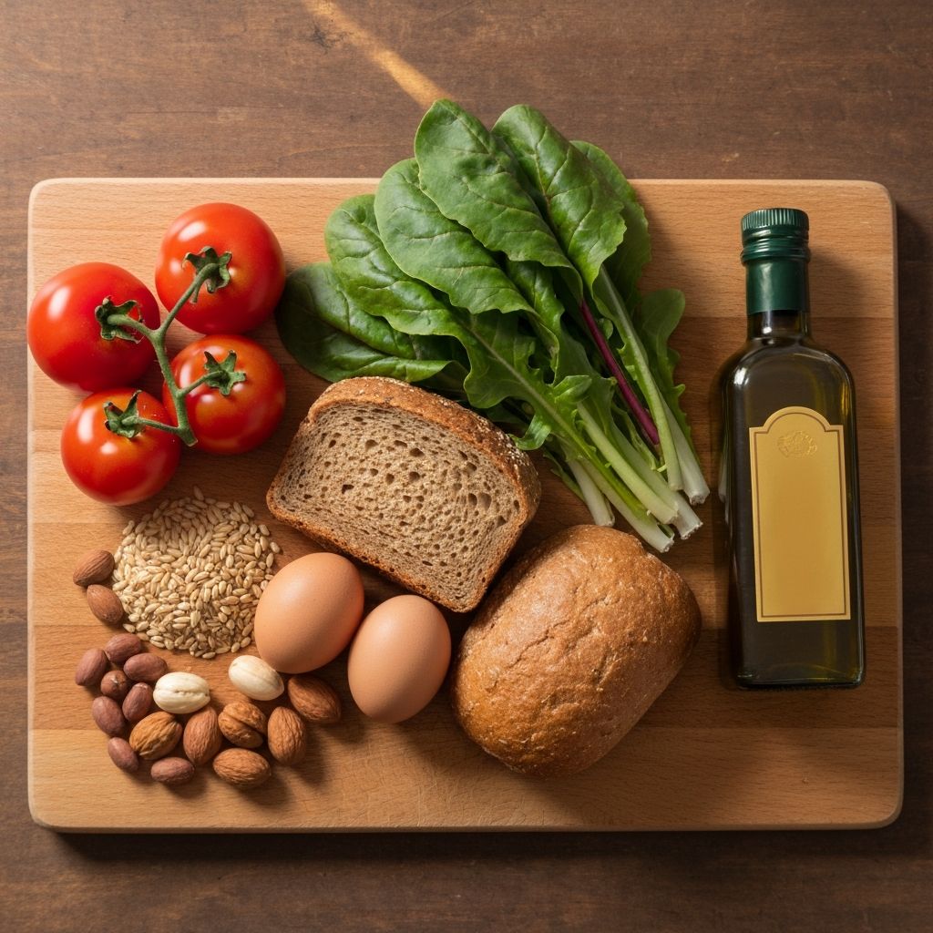 Uravnotežena prehrana sa različitim namirnicama